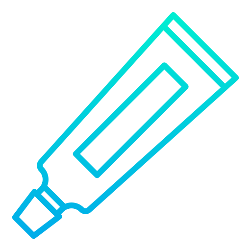high-quality toothpaste icon for dental branding